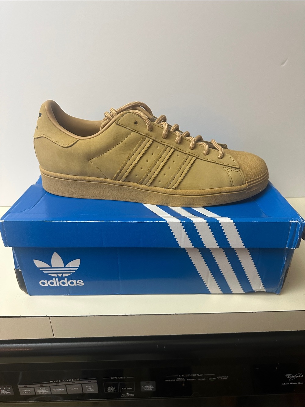 adidas Men’s Low-Top Sneakers in Wheat/Tan